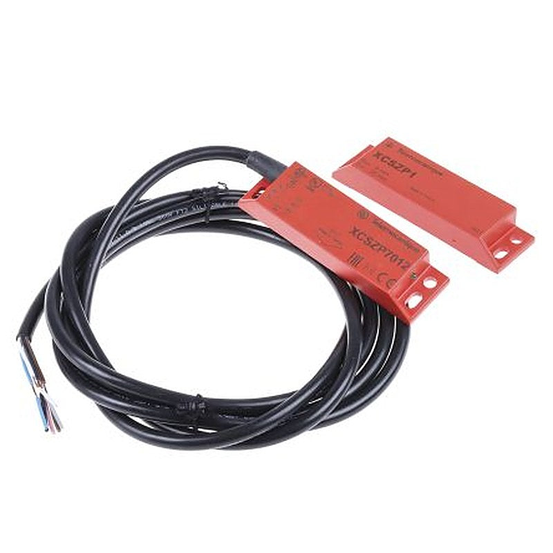 Telemecanique Sensors XCS-DMP Series Magnetic Non-Contact Safety Switch, Plastic Housing, 100V dc, 1 NO/2 NC, Cable