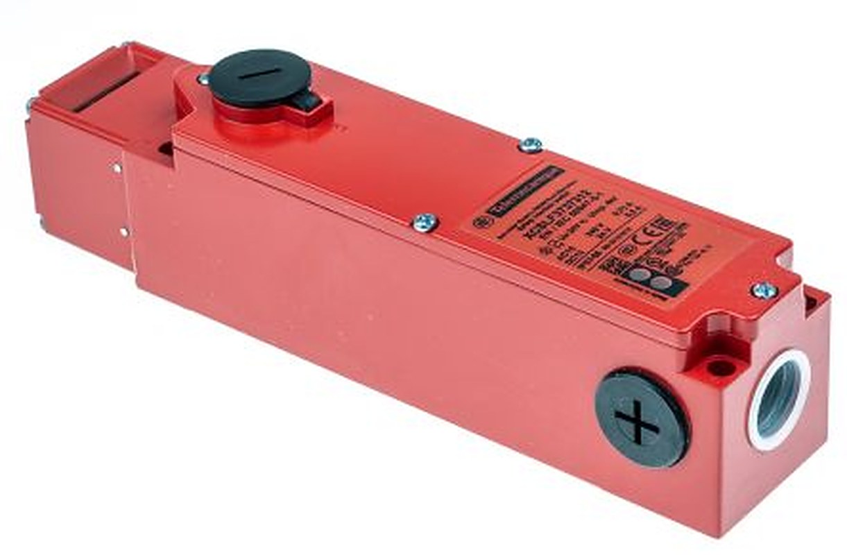 Telemecanique Sensors XCS-LF Series Safety Switch, Power to Unlock Actuator Included