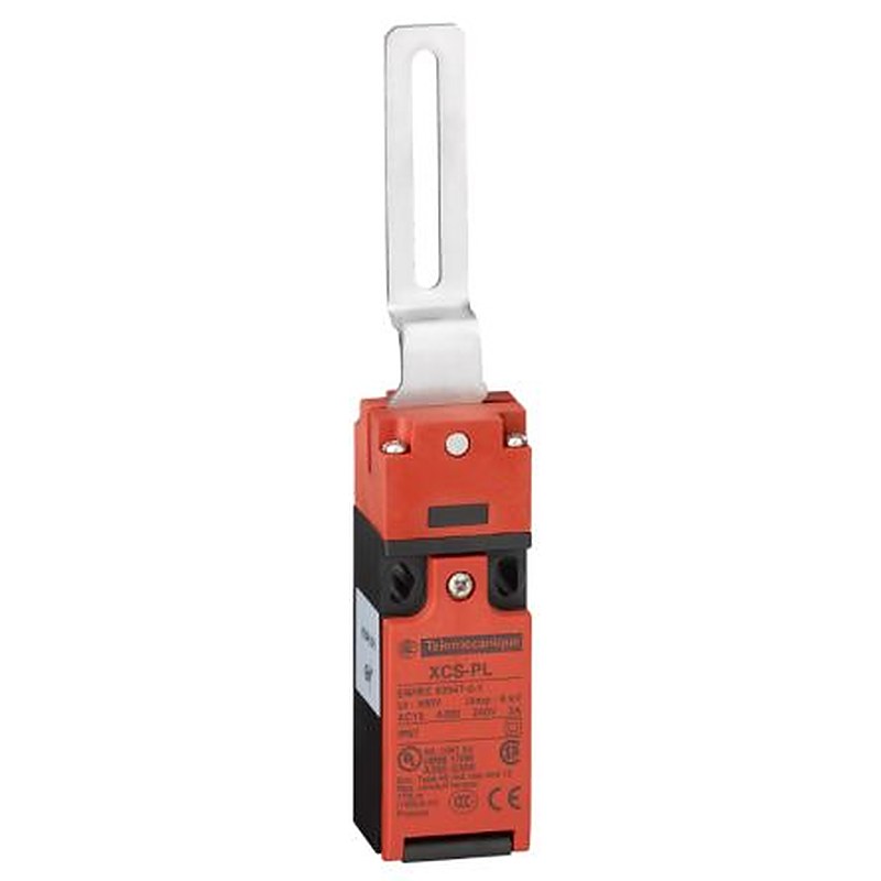 Telemecanique Sensors XCS Safety Interlock Switch, Elbowed Flush Lever Actuator Included, Polyamide, Guard