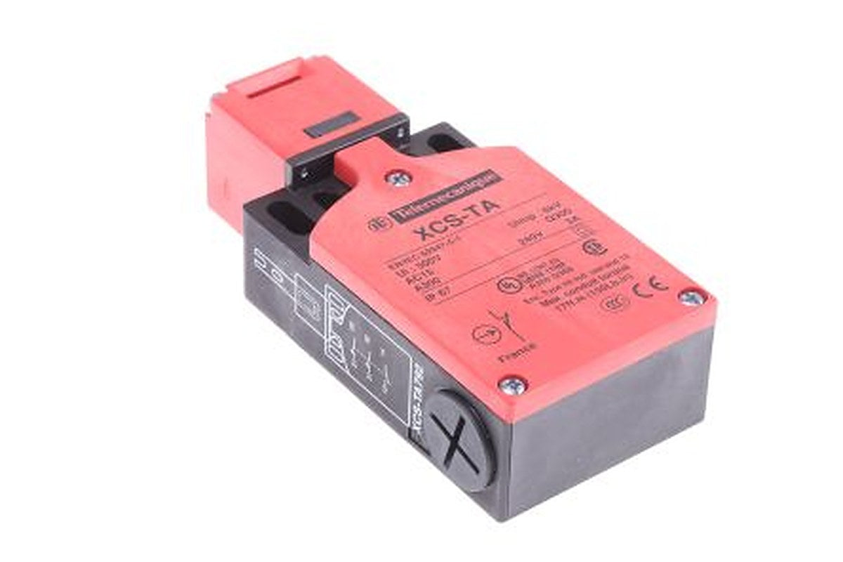 Telemecanique Sensors XCSTA Safety Interlock Switch, Keyed Actuator Included, Fibreglass Reinforced Nylon, Interlock