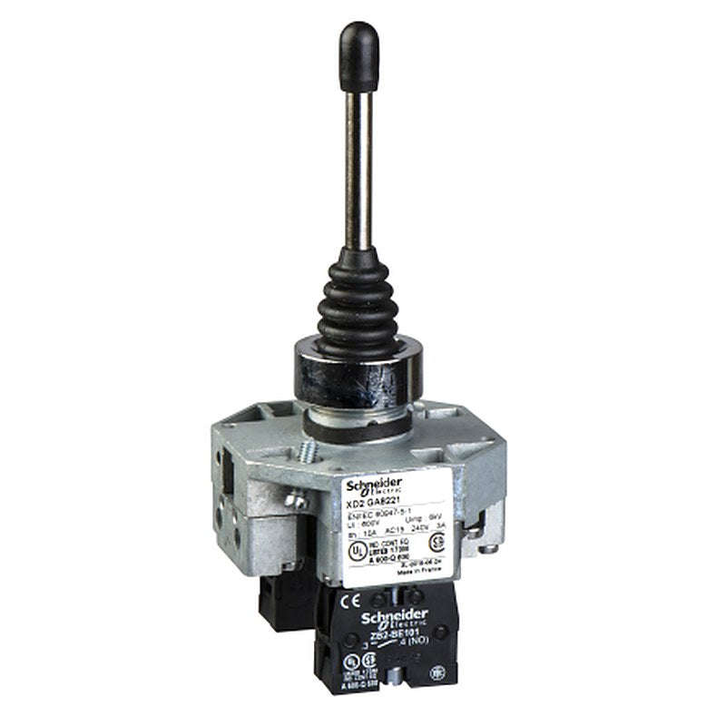 Schneider Electric Harmony Series Push Button Switch, Panel, 22 mm Cutout, SPST, IP66, 250 V dc 240 V ac