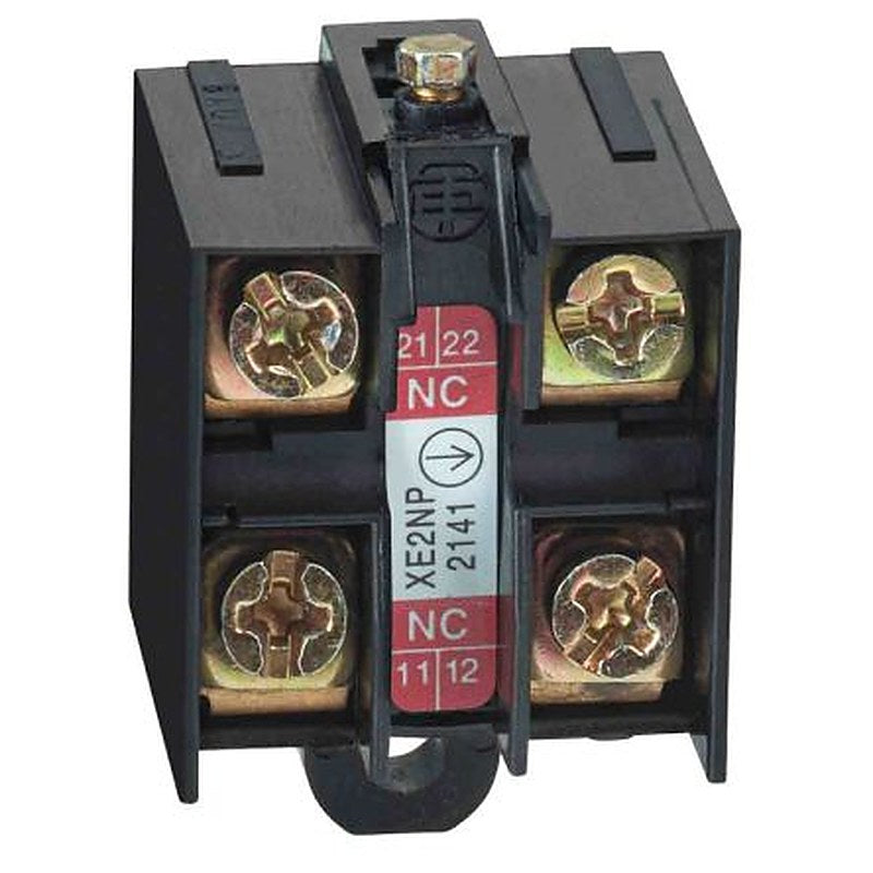 Telemecanique Sensors Limit Switch Contact Block, XE2N Series, 2 NC