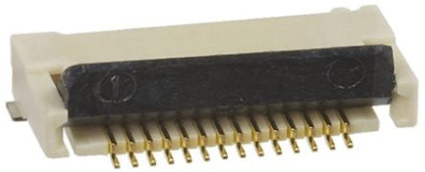 Omron, XF2M 0.5 mm Pitch 14 Way Right Angle Female FPC Connector, Solder