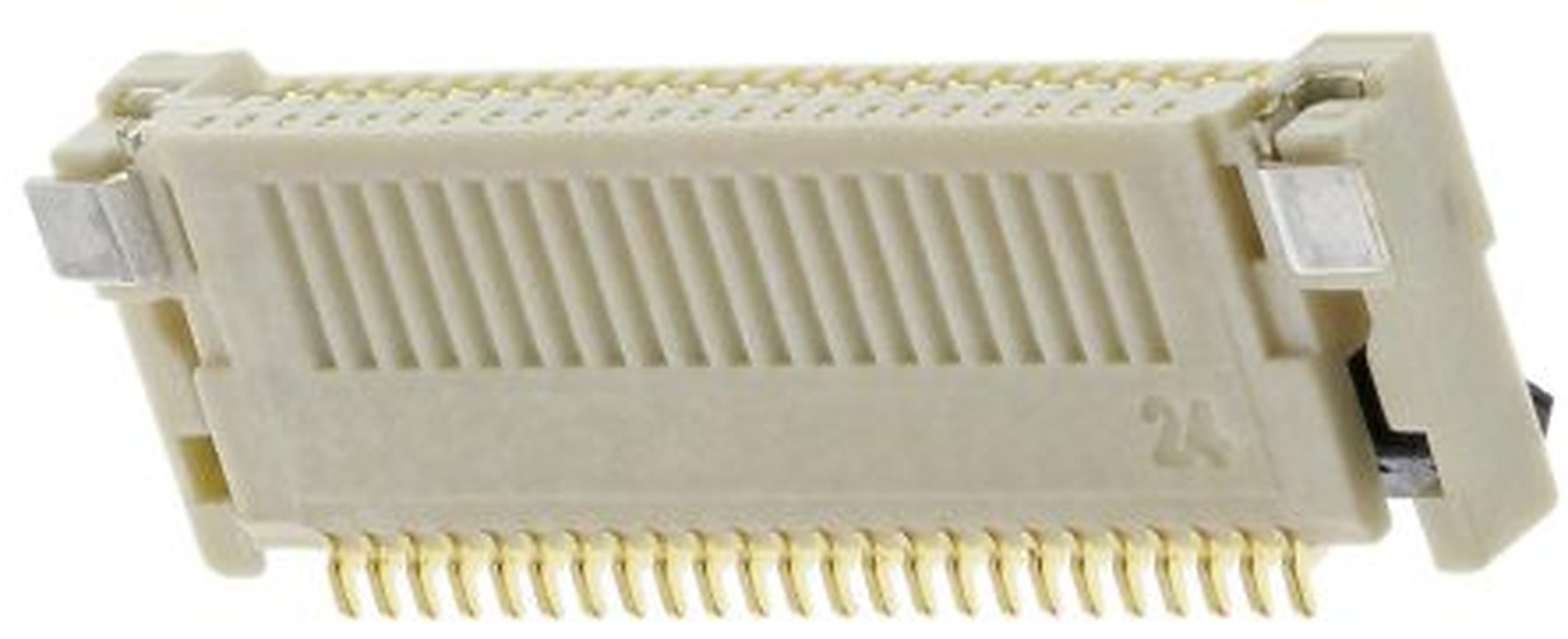 Omron, XF2M 0.5 mm Pitch 24 Way Right Angle Female FPC Connector, Solder