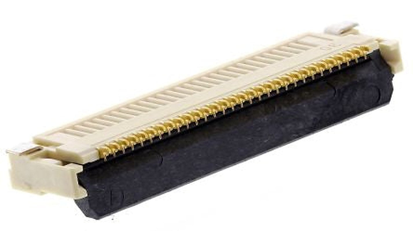 Omron, XF2M 0.5 mm Pitch 30 Way Right Angle Female FPC Connector, Solder