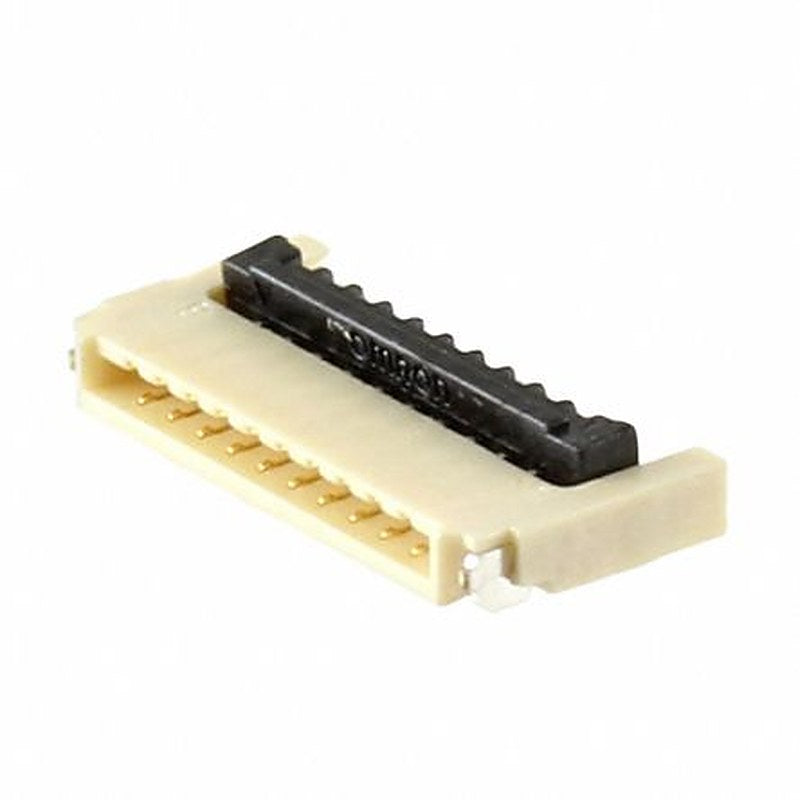 Omron, XF2U 0.5 mm Pitch 10 Way Straight FPC Connector, Solder