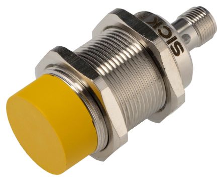 SICK IME2S Series Inductive Non-Contact Safety Switch, Nickel Plated Brass Housing, 28.8V dc, 2 NO, M12