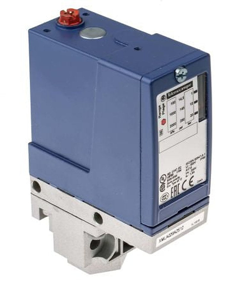 Telemecanique Sensors XMLA Series Pressure Sensor, Relay Output 1 bar 20 bar, Differential Reading