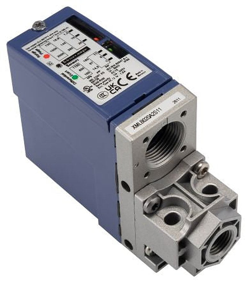 Telemecanique Sensors XMLB Series Pressure Sensor, Relay Output 1.3 bar 20 bar, Differential Reading