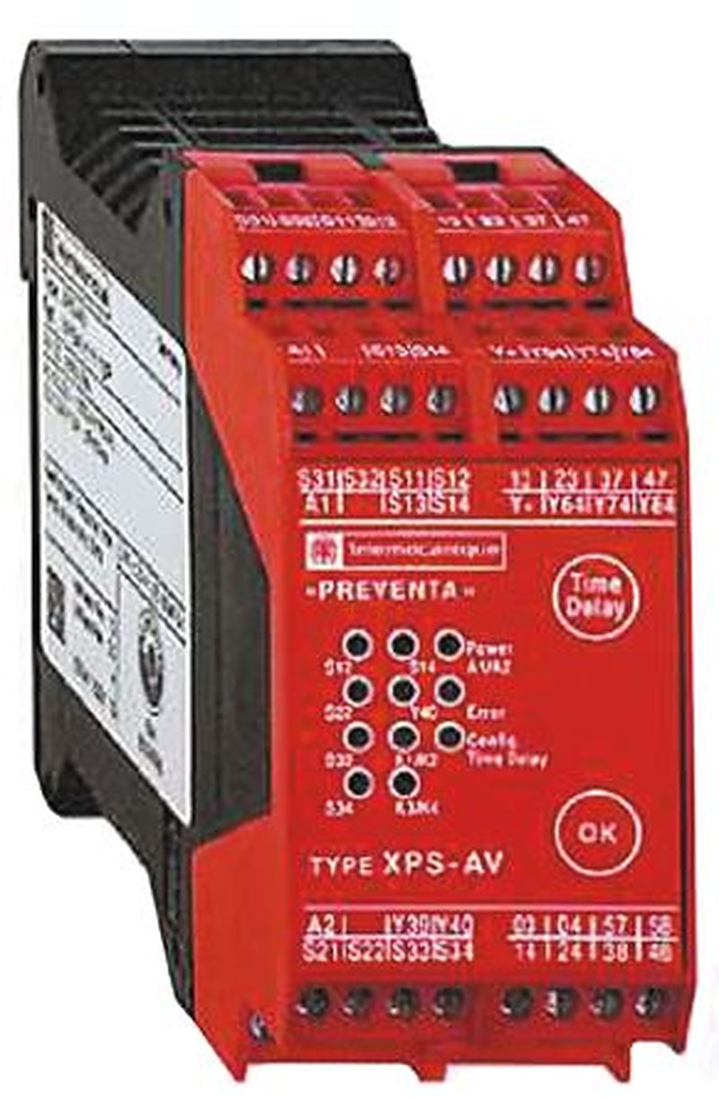 Schneider Electric XPS AV Safety Relay, 6 Safety Contacts