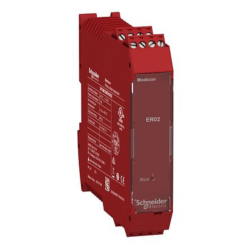Schneider Electric XPSMCM Series Output Module, 1 Inputs, 2 Outputs, 24V dc, 2 NO/1 NC