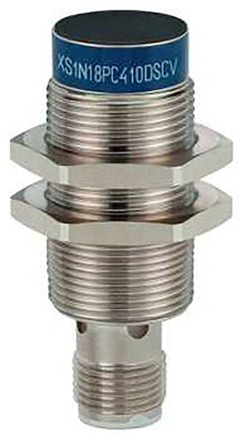 Telemecanique Sensors XS1N18PC410DSCV Threaded Barrel Inductive Proximity Sensor, M18 x 1 PNP XS 36V 5 mm 24 V dc 200mA