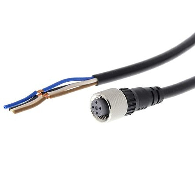 Omron Female 5 way Straight to Unterminated Sensor Actuator Cable, 2 m