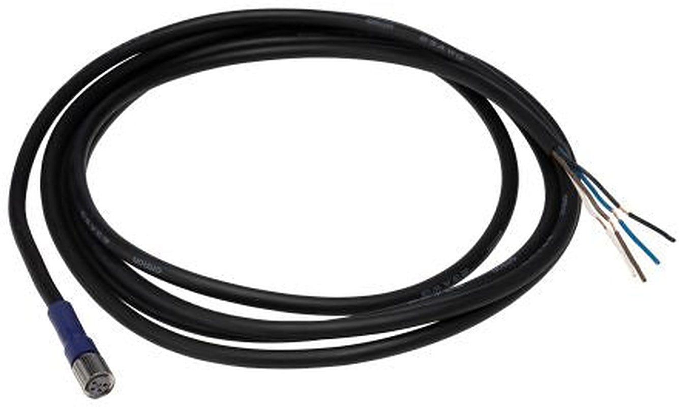 Omron Female 4 way Straight to Unterminated Sensor Actuator Cable, 2 m