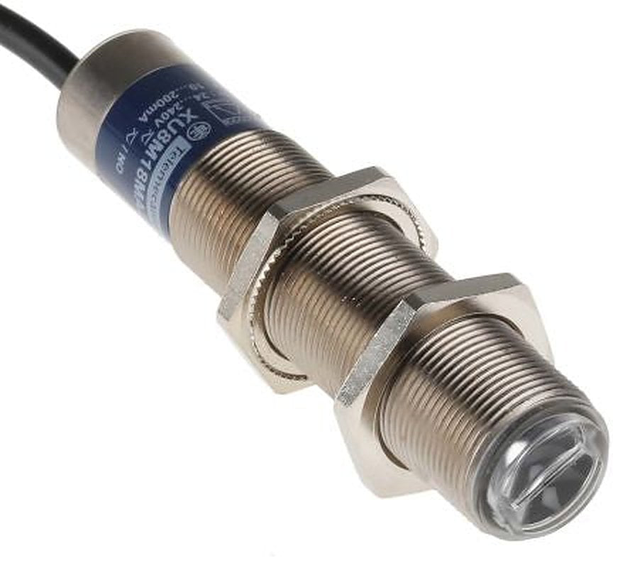 Telemecanique Sensors Diffuse Photoelectric Sensor, Cylindrical Sensor