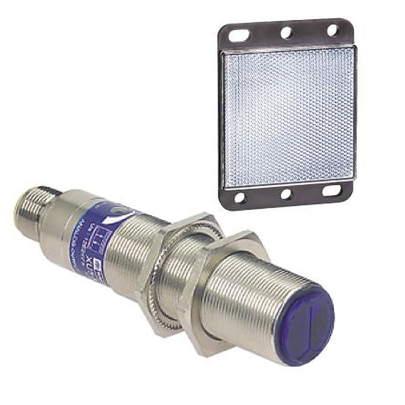 Telemecanique Sensors Polarised Retroreflective Photoelectric Sensor, Cylindrical Sensor