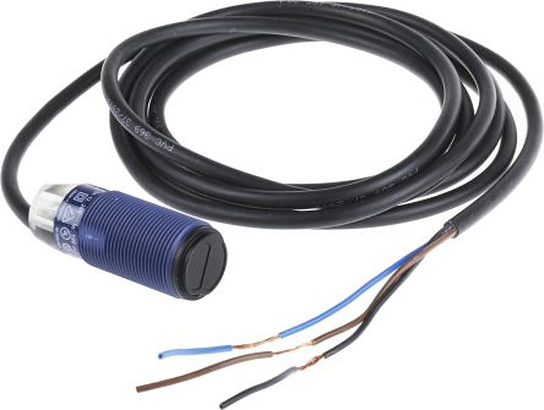 Telemecanique Sensors Retroreflective Photoelectric Sensor, Barrel Sensor