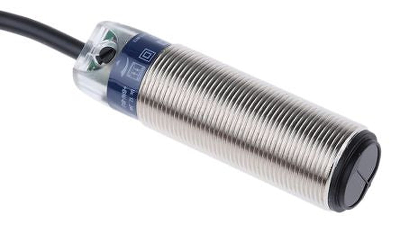 Telemecanique Sensors Diffuse Photoelectric Sensor, Barrel Sensor