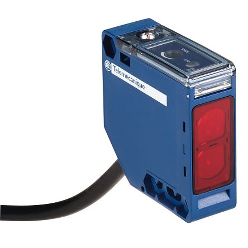 Telemecanique Sensors Diffuse with Background Suppression Photoelectric Sensor, Block Sensor