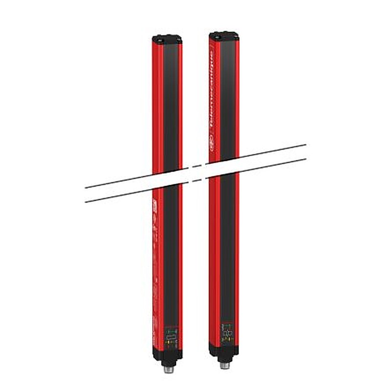 Telemecanique Sensors XUSL4E Series Light Curtain Transmitter/Receiver, 38 Beam(s), 30 mm Resolution