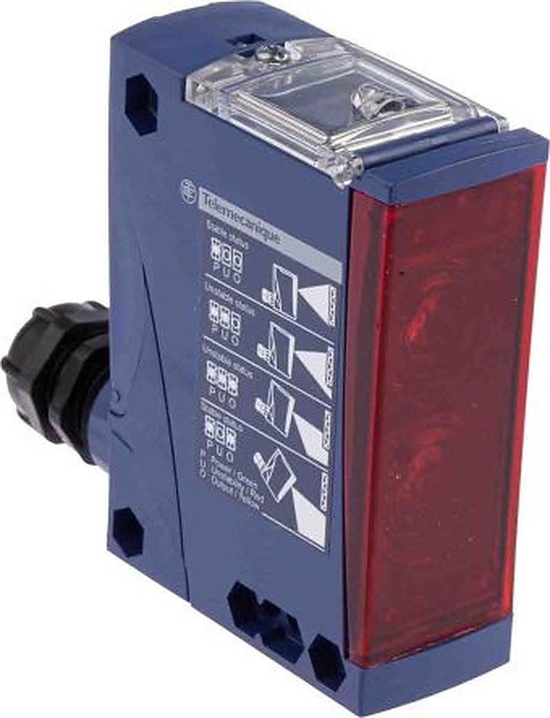 Telemecanique Sensors Polarised Retroreflective Photoelectric Sensor, Block Sensor