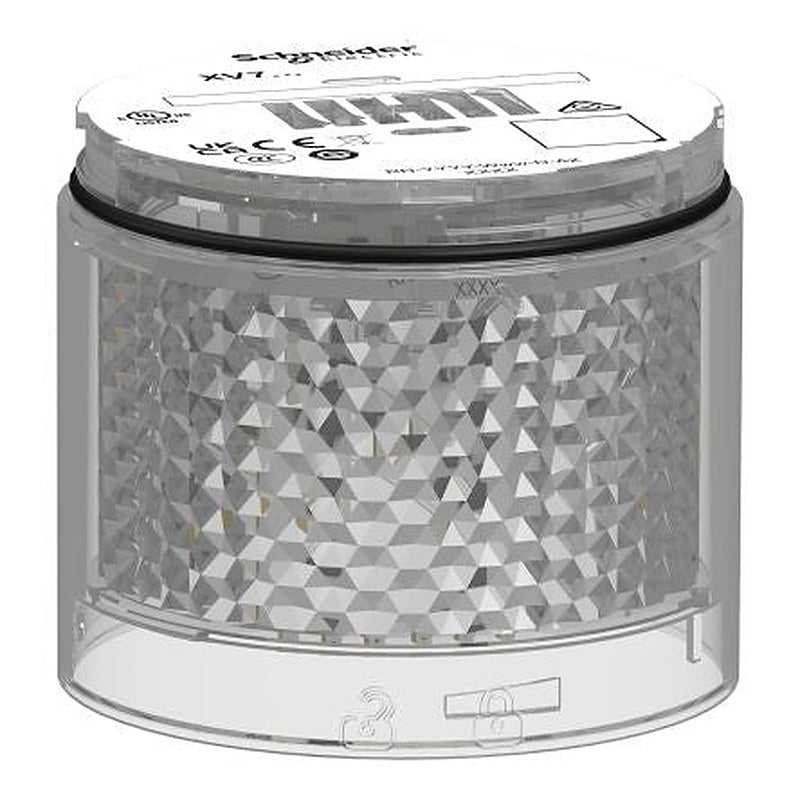 Schneider Electric Harmony XVB7 Series White Blinking Effect Indicator Light, LED Bulb 24V ac/dc, AC/DC, IP66