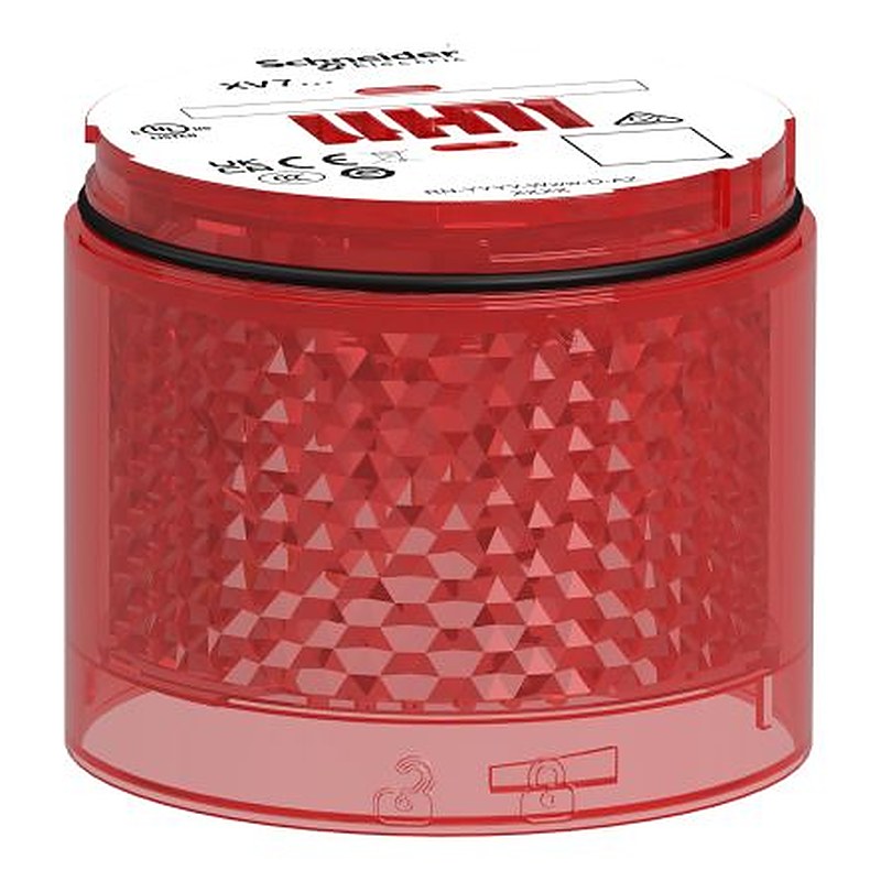 Schneider Electric Harmony XVB7 Series Red Flashing Effect Indicator Light, LED Bulb 24V ac/dc, AC/DC, IP66