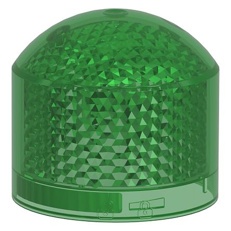 Schneider Electric Harmony XVB7 Series Green Steady Effect Indicator Light, LED Bulb 24V ac/dc, AC/DC, IP66