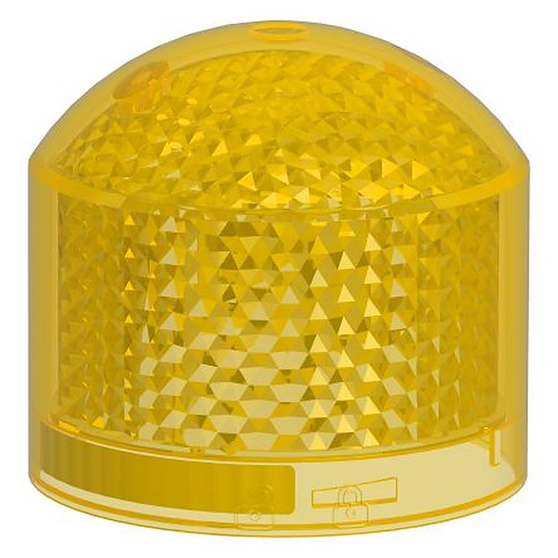 Schneider Electric Harmony XVB7 Series Yellow Steady Effect Indicator Light, LED Bulb 24V ac/dc, AC/DC, IP66