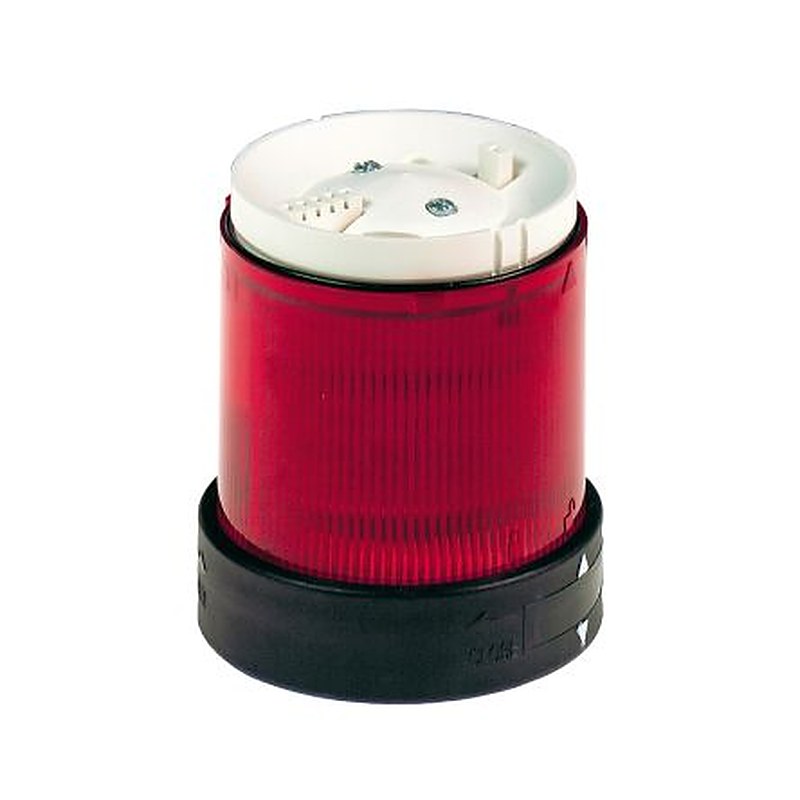 Schneider Electric XVB Series Red Steady Effect Beacon Tower, LED Bulb 24V ac/dc, AC/DC, IP66, IP65