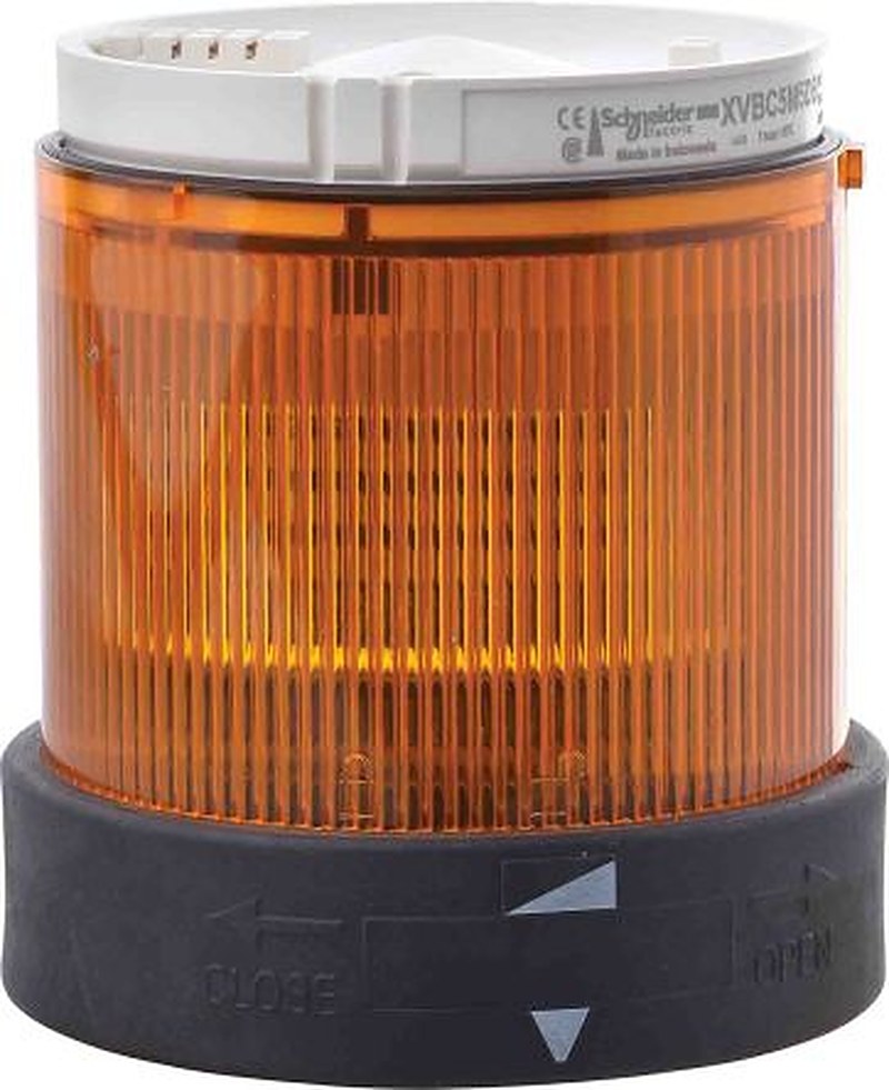 Schneider Electric XVBC Series Amber Steady Effect Steady Light Element, LED Bulb 24V, AC/DC, IP65