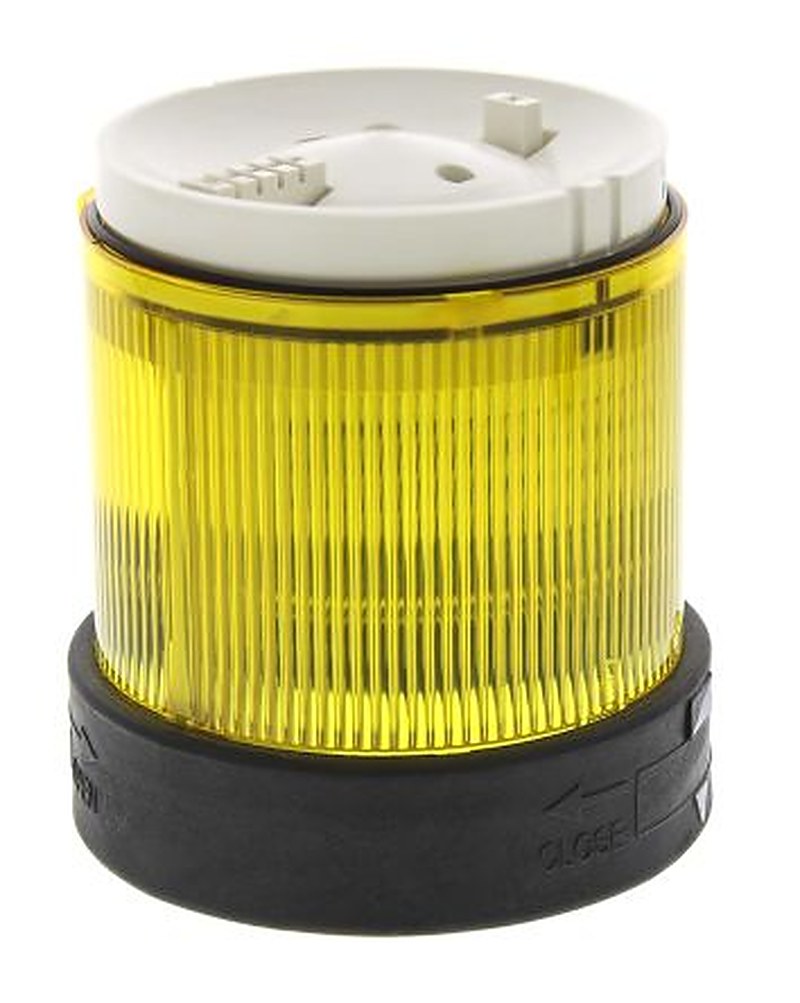 Schneider Electric Harmony XVB Series Yellow Steady Effect Beacon Unit, LED Bulb 24V ac/dc, AC/DC, IP65
