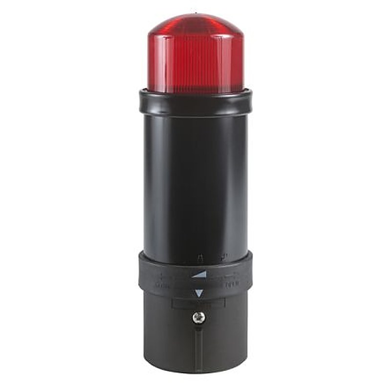 Schneider Electric Harmony XVB Universal Series Red Flashing Beacon 120V ac, Discharge Tube Bulb Base, IP66, IP65