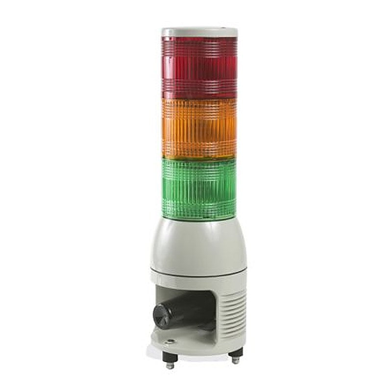 Schneider Electric Harmony XVC1 Series Green, Orange, Red Signal Tower Siren, 3 Lights 240V Base