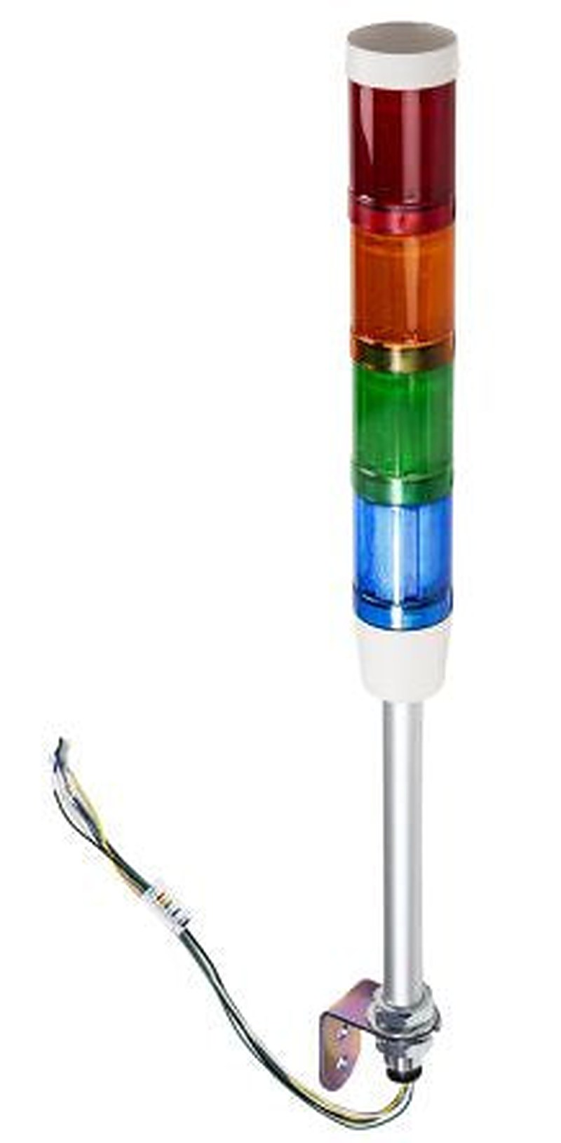 Schneider Electric Harmony XVM Series Red, Amber, Blue, Green Signal Tower Buzzer, 4 Lights 24V ac/dc Vertical