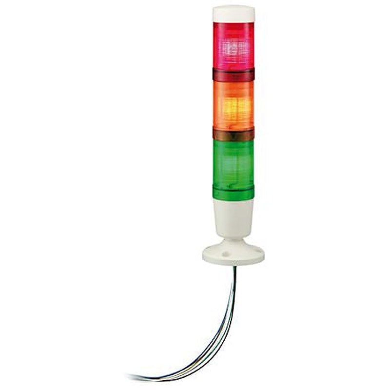 Schneider Electric Harmony XVM Series Red, Orange, Green Signal Tower Buzzer, 3 Lights 24V dc Base