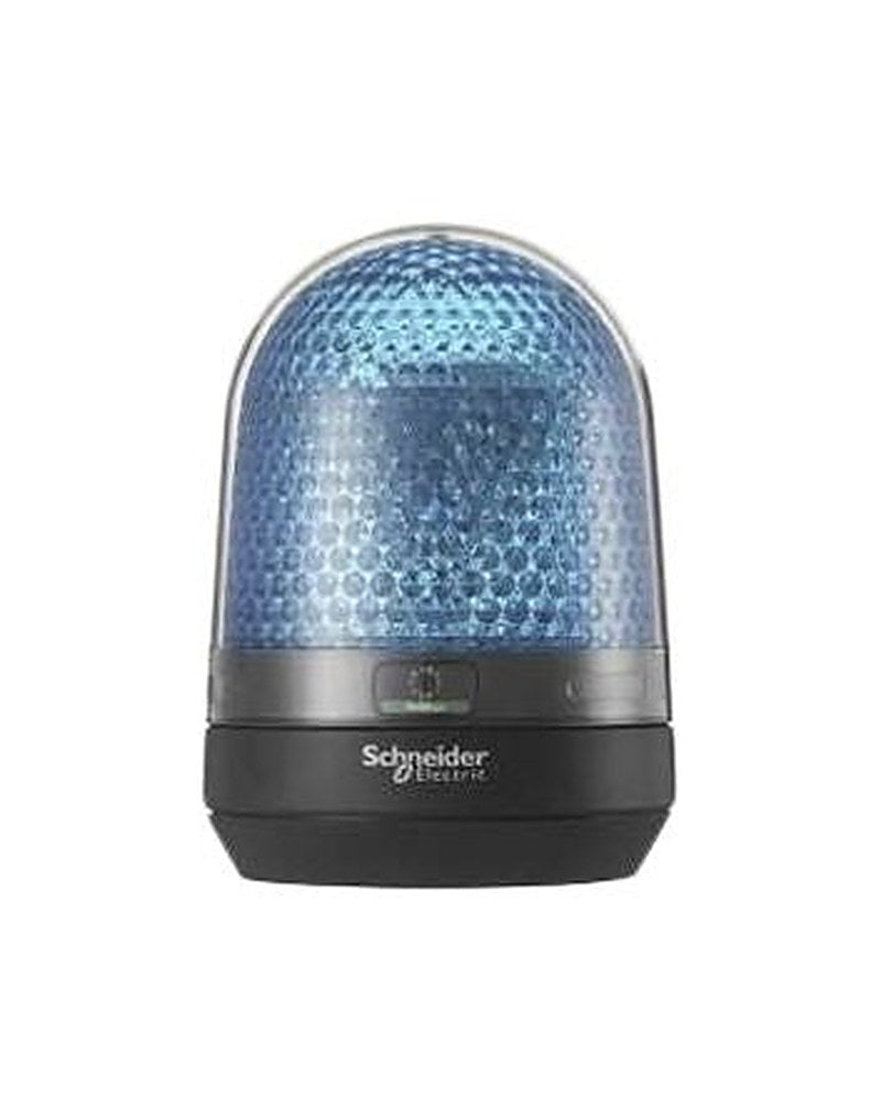 Schneider Electric Harmony XVR Series Blue Flashing, Rotating Beacon 24V dc, LED Bulb Base, IP23, IP65