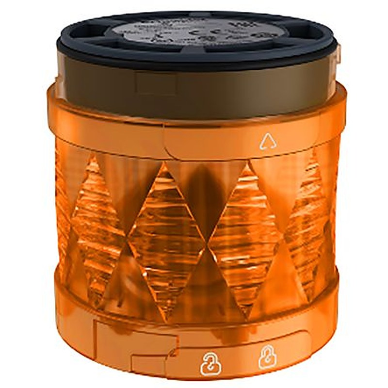 Schneider Electric XVU Series Amber Flashing Effect Mounting Base, LED Bulb 24V ac/dc, AC/DC, IP65