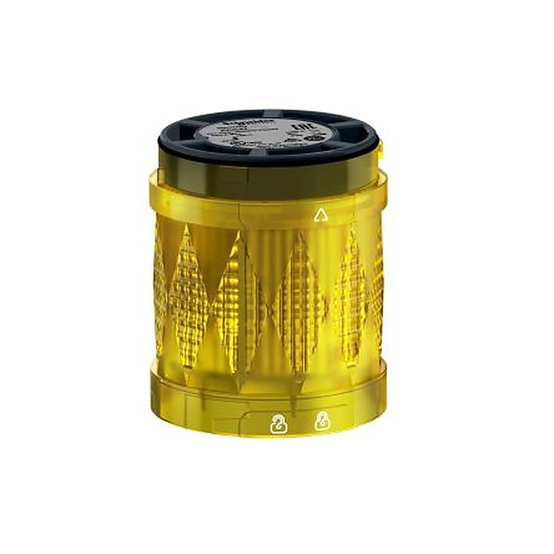 Schneider Electric Harmony Series Yellow Signal Tower No Sounder Component, 1 Lights 24V Base