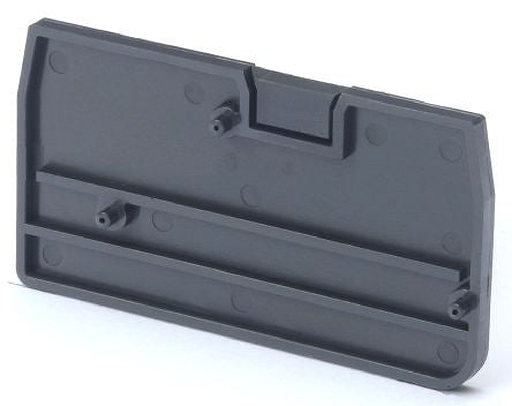 Omron XW5E Series End Cover for Use with XW5T-P1.5-1.1-1 Feed Through Terminal Block, XW5G-P1.5-1.1-1 Grounding Terminal