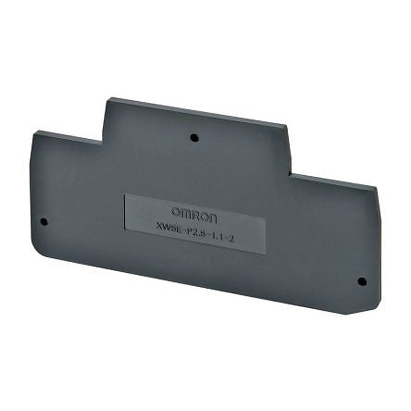 Omron XW5E Series End Plate, 2-Way, 0.14mm², 2.5 mm² Wire, 22A DIN Rail