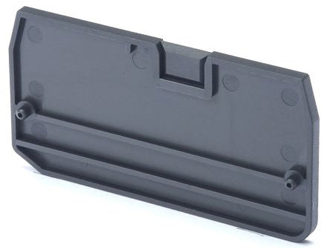 Omron XW5E Series End Cover for Use with XW5T-P4.0-1.1-1 Feed Through Terminal Block, XW5G-P4.0-1.1-1 Grounding Terminal