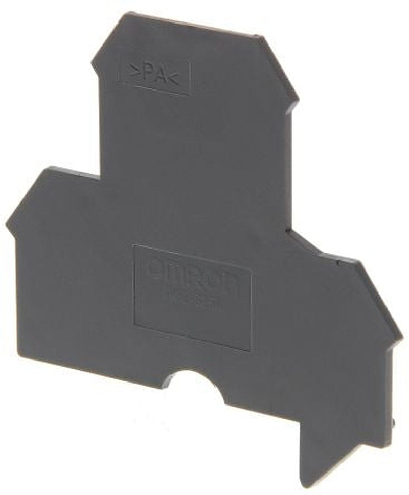 Omron XW5E Series End Cover for Use with XW5T-S2.5-1.1-2 Feed Through Terminal Block, XW5T-S2.5-1.1-2V Feed Through