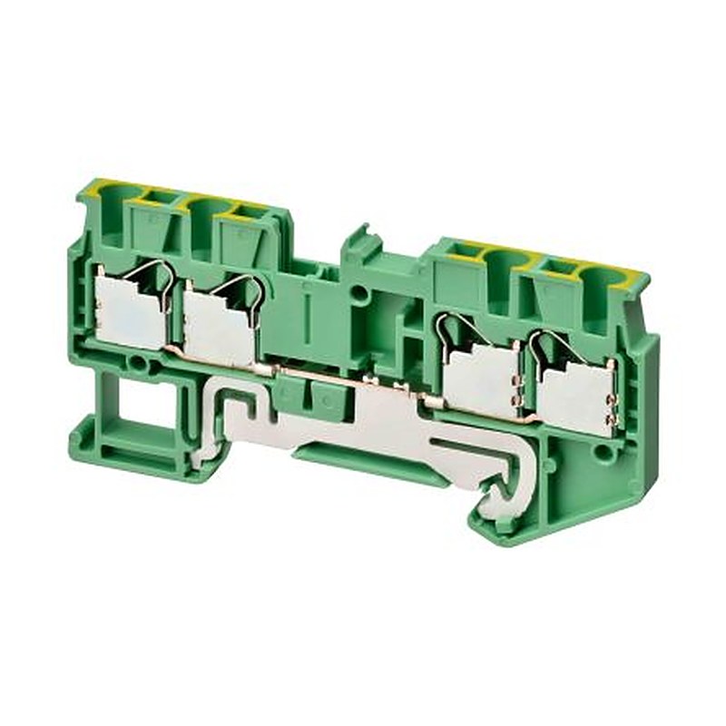 Omron XW5G Series DIN Rail Terminal Block, 1-Way, 24AWG Wire, 17.5A Push-in