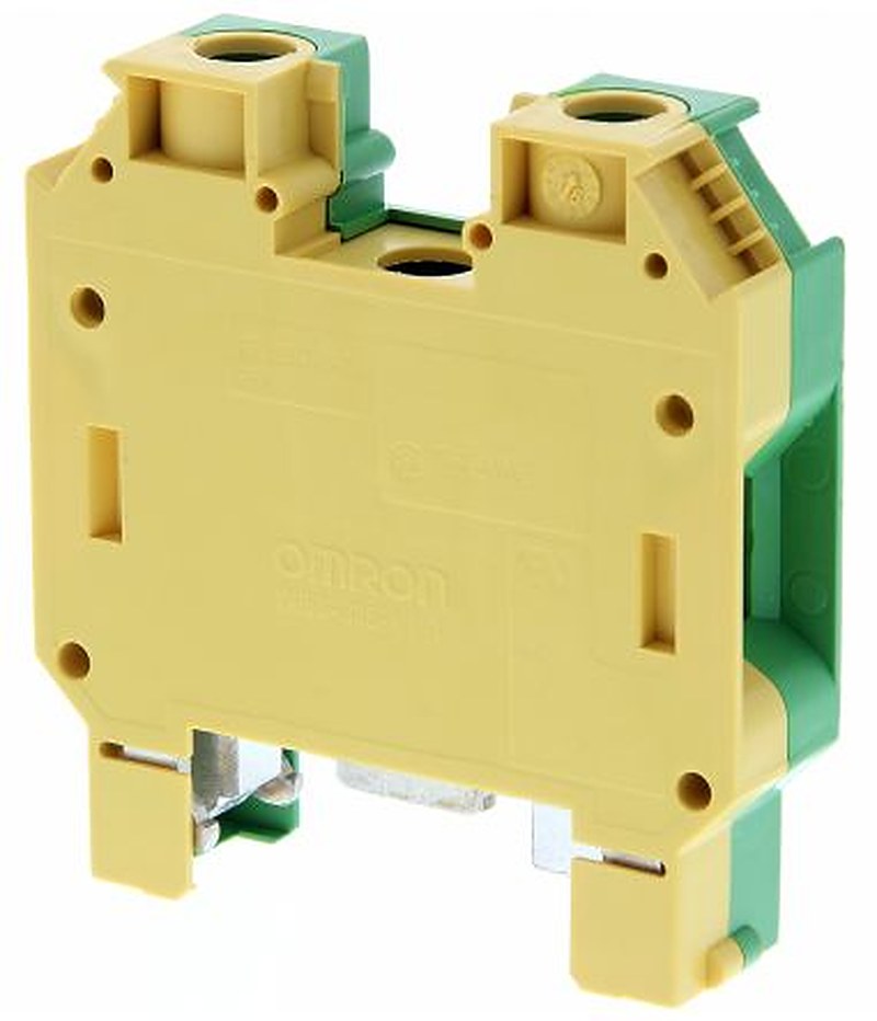 Omron XW5GS35111 XW5G Series DIN Rail Terminal Block Grey, 35mm², 1-Level, Screw