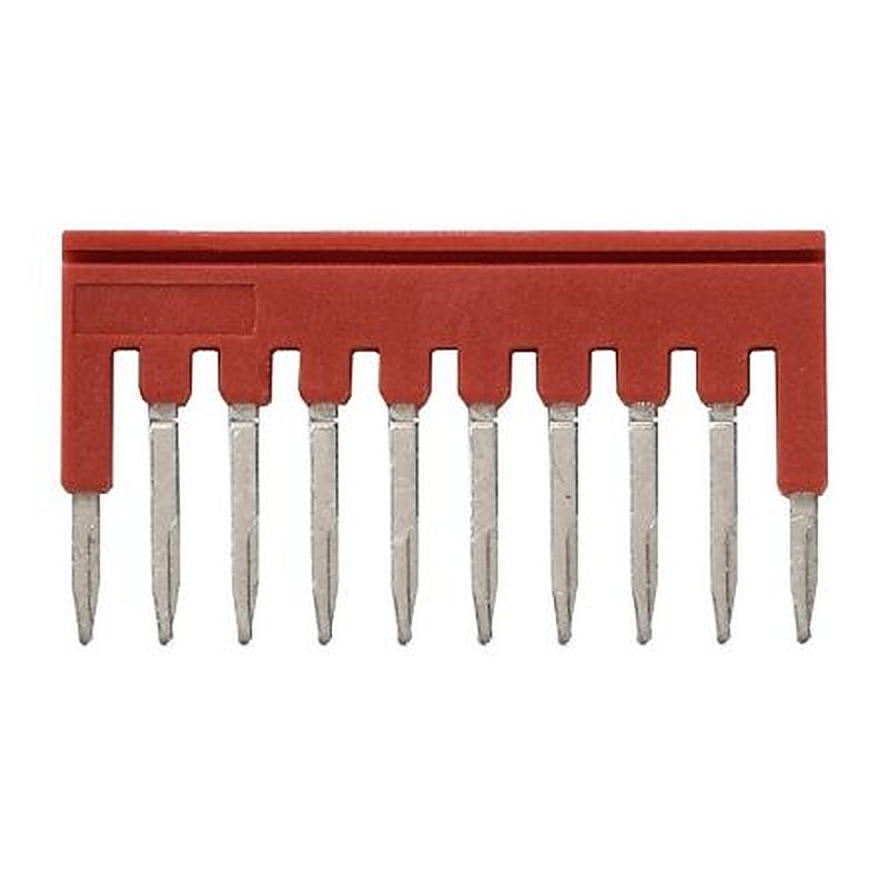Omron XW5S Series Jumper Bar, 10-Way, 1.5mm² Wire, 17.5A Push-in