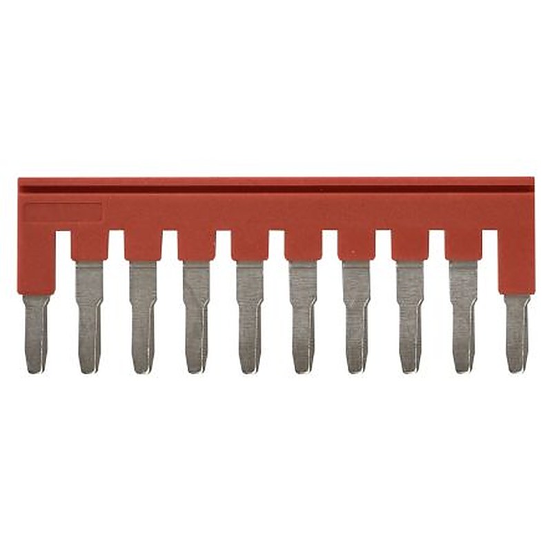 Omron XW5S Series Jumper Bar, 10-Way, 4mm² Wire, 32A Push-in