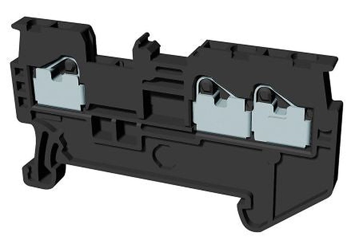 Omron XW5T-P1.5-1.2-1 XW5T Series Non-Fuse DIN Rail Terminal Grey, 1.5mm², 1-Level, Push-in