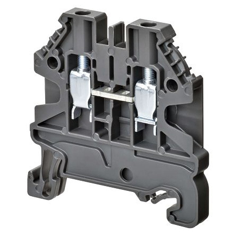 Omron XW5T-S2.5-1.1-1 XW5T Series Feed Through Terminal Block Grey, 1-Level, Screw