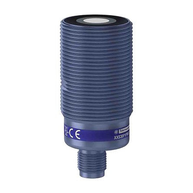 Telemecanique Sensors XXS30P1PM12 Threaded Barrel Ultrasonic Proximity Sensor XX, M30 1 m 100mA PNP 30V 30 V dc